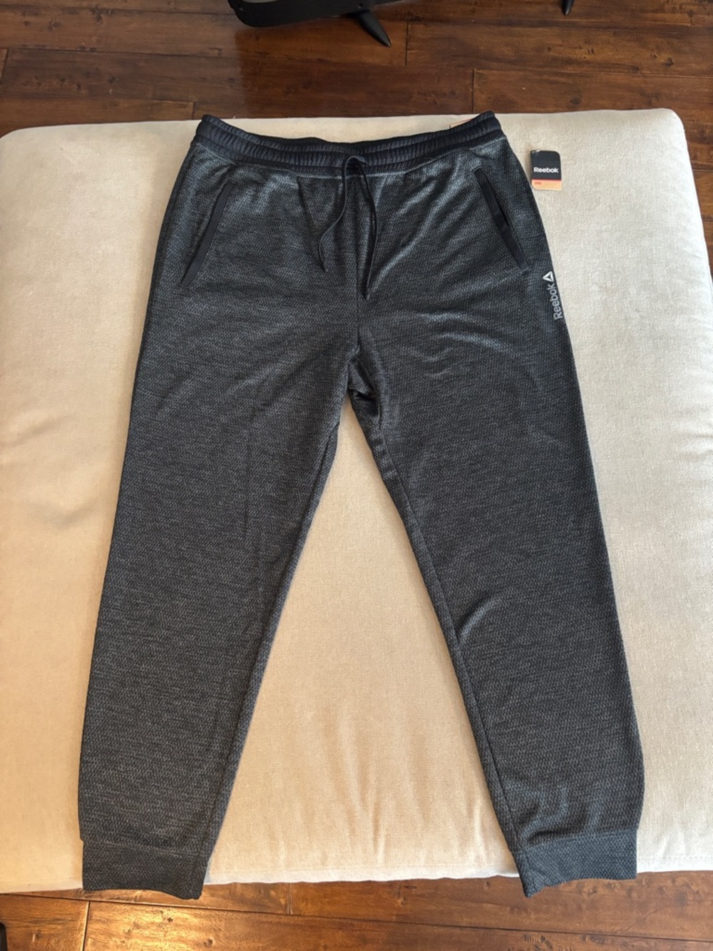 Reebok Men's Dark Gray Jogger Pants